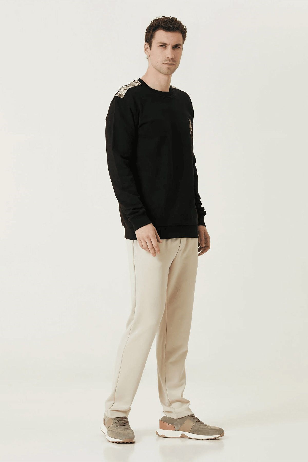 Men's Black Sweatshirt - Image 2